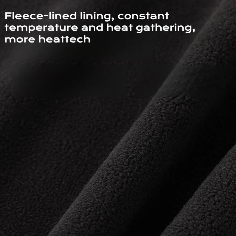Fleece lining of heated gloves