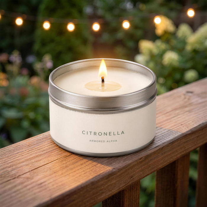 Citronella Candle Tin – Outdoor